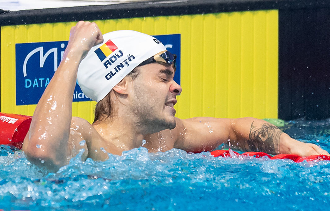 Robert Glință, medalie de argint la 100 m spate!