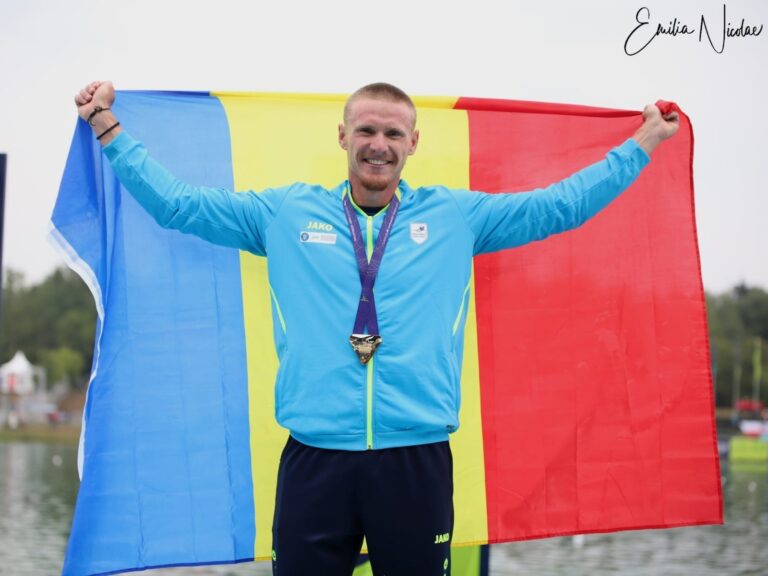 Două medalii – aur și bronz – pentru Cătălin Chirilă în proba de 1000 și 500 m canoe