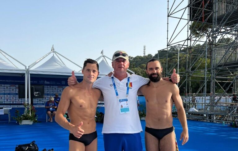 Constantin Popovici – aur și Cătălin Preda – argint la high-diving, la Roma