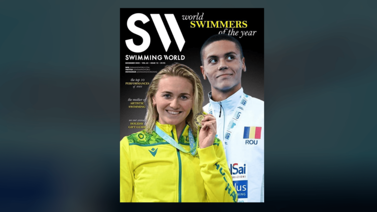 David Popovici a fost desemnat de revista Swimming World Magazine cel mai bun înotător al anului 2022