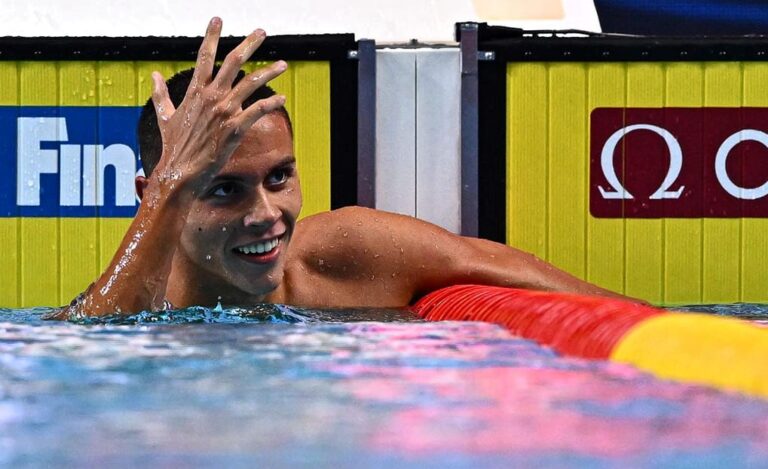 David Popovici, medalia de argint la 200 m liber!