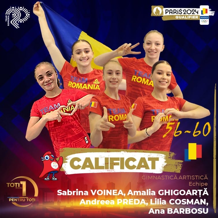 Team Romania – 60 sportivi calificați