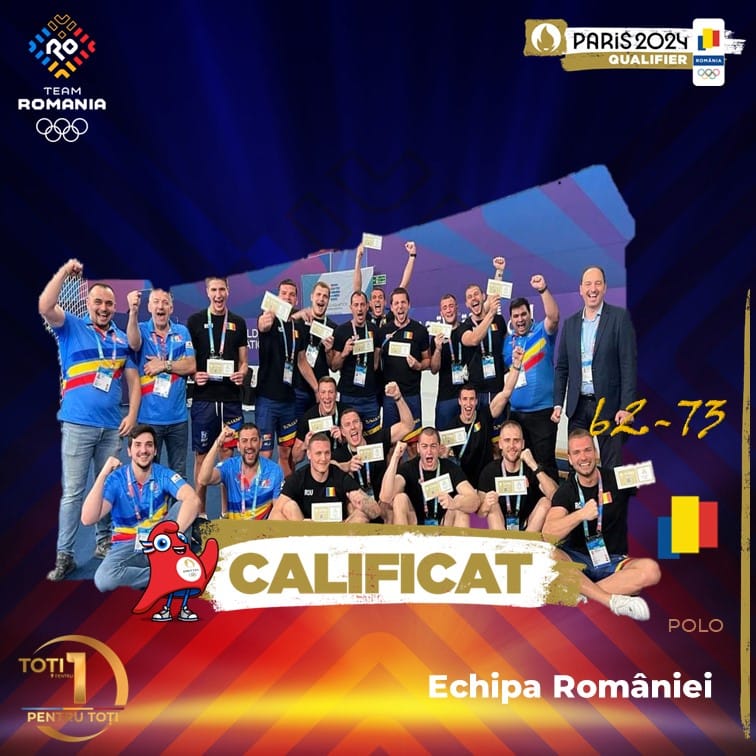 Calificare la Jocurile Olimpice Paris pentru echipa națională de polo
