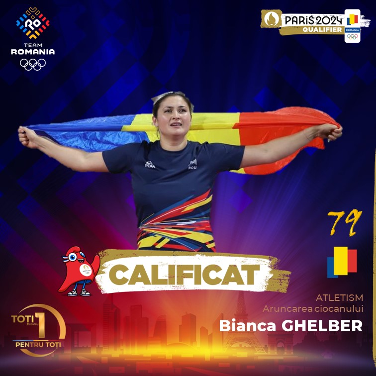 Bianca Ghelber calificată la Jocurile Olimpice!