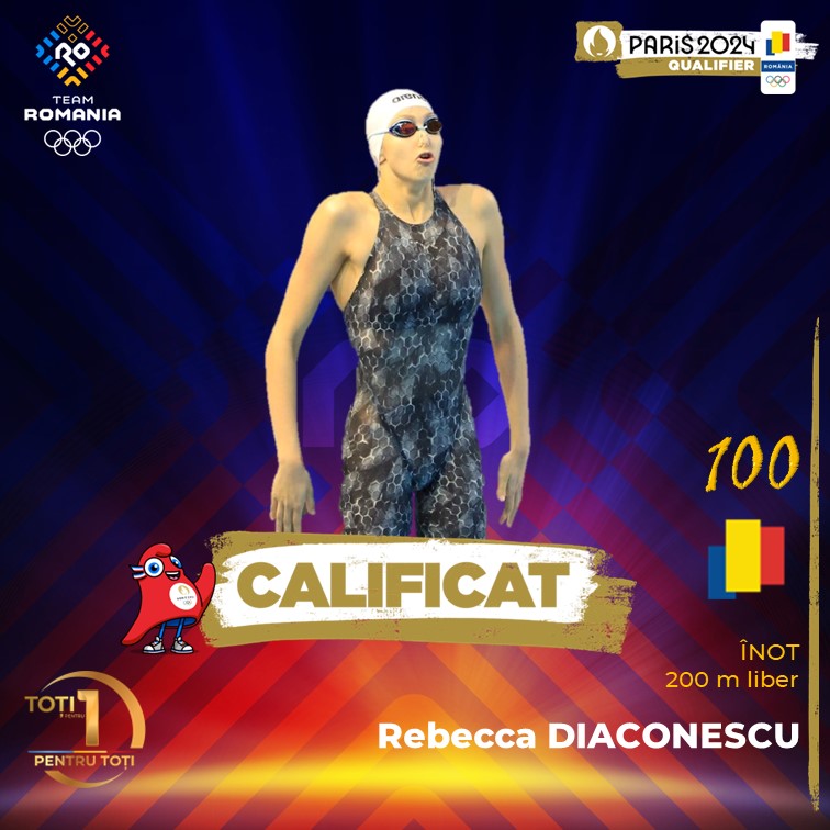 Rebecca Aimee Diaconescu a primit biletul olimpic!