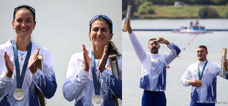 Calificați în 9 finale, canotorii au adus primele medalii României