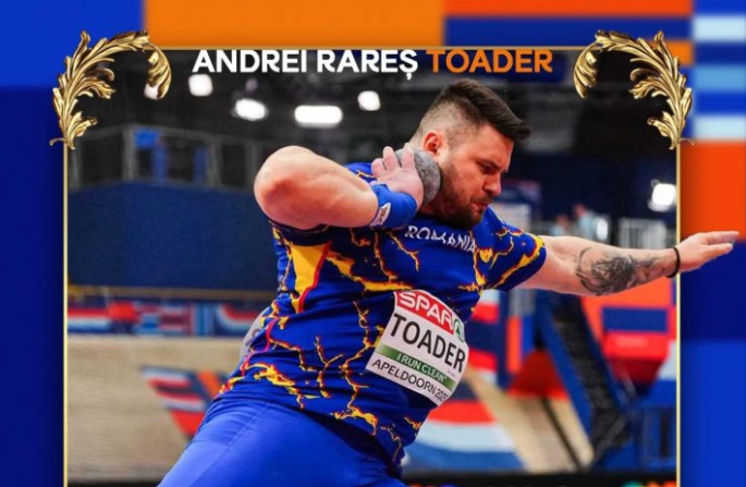 Medalie de aur în atletism după o pauză de 53 de ani. Cine este Andrei Rareș Toader