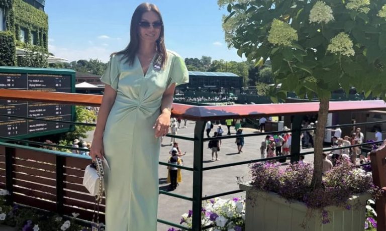 Simona Halep a urmărit finala de la Wimbledon din Loja Regală