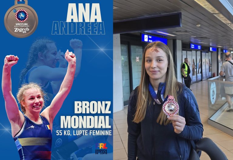 Andreea Beatrice Ana a câştigat medalia de bronz la CM de lupte
